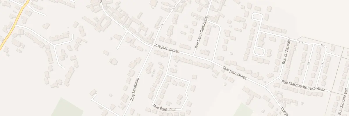 Plan du 58 Rue Jean Jaurès à Évin-Malmaison