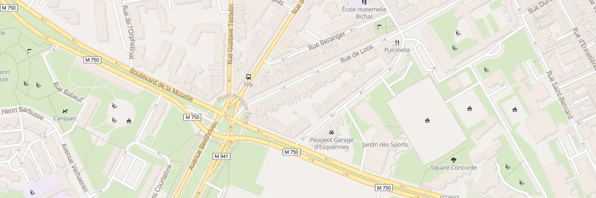 Plan du 51 Rue de Loos à Lille