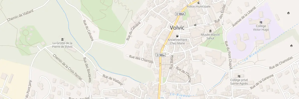 Plan du 16 Rue de Derrière le Four à Volvic