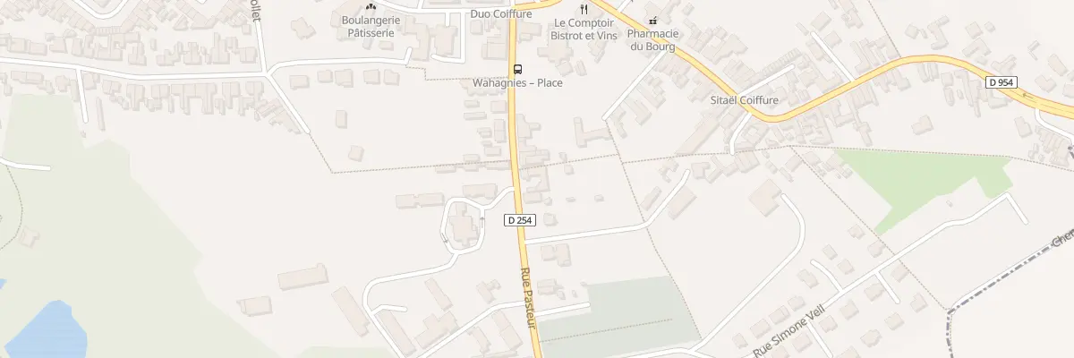 Plan du 139 Rue Pasteur à Wahagnies