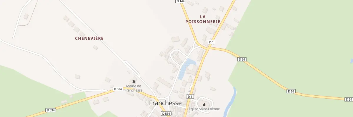 Plan du 4 Le Village à Franchesse
