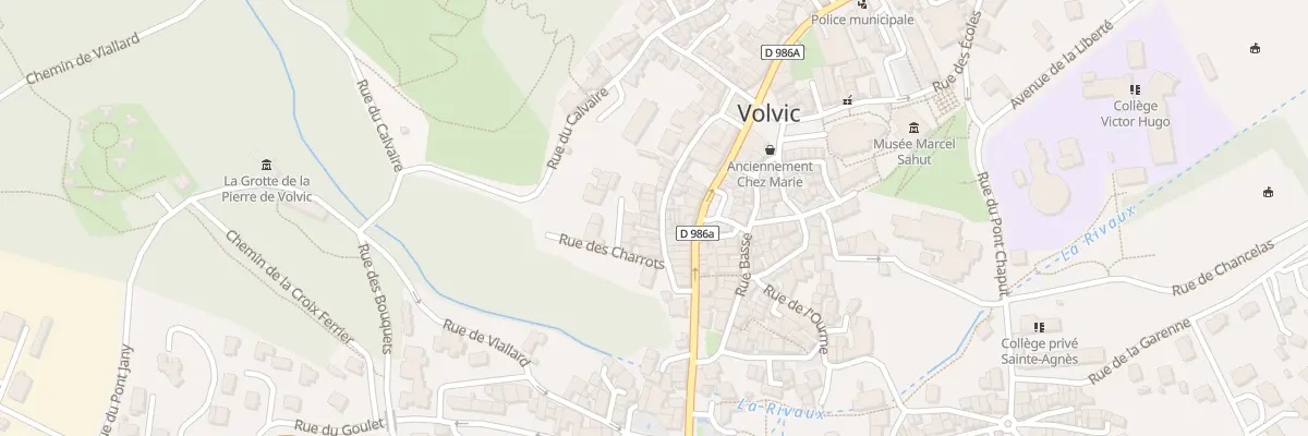 Plan du 18 Rue de Derrière le Four à Volvic
