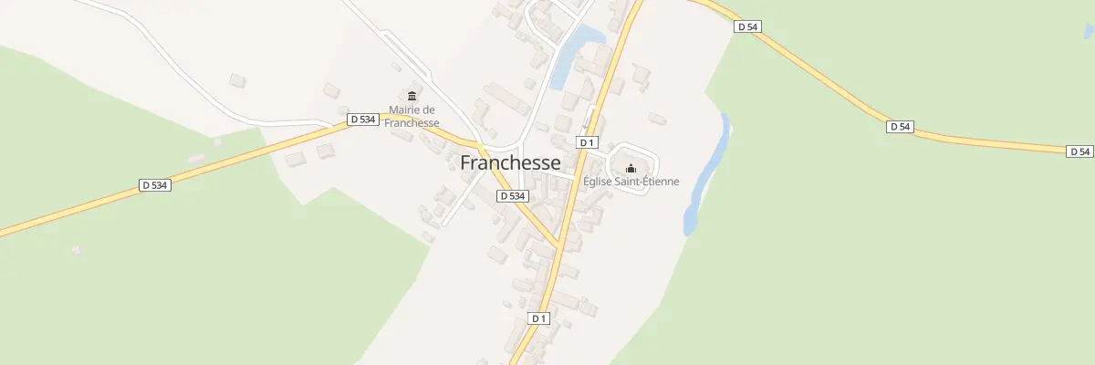 Plan du 3 Le Rouetton à Franchesse