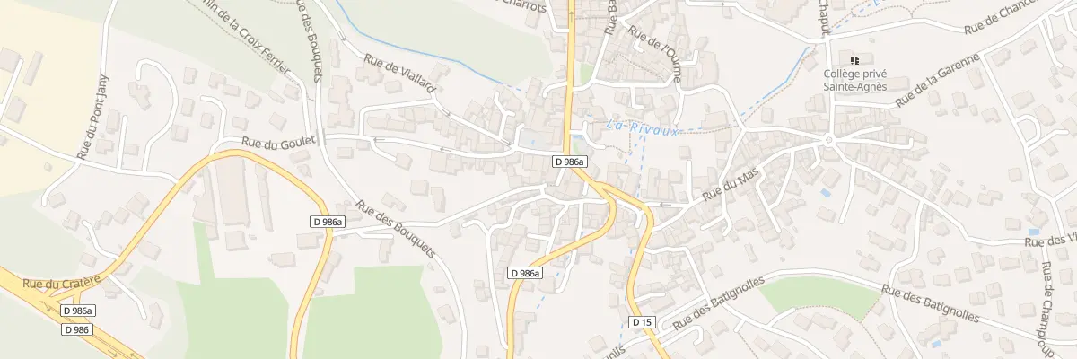 Plan du 2 Rue de la Mamout à Volvic