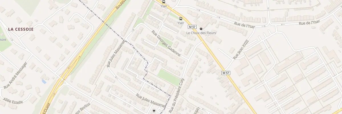 Plan du 11 Rue Georges Gadenne à Saint-André-lez-Lille