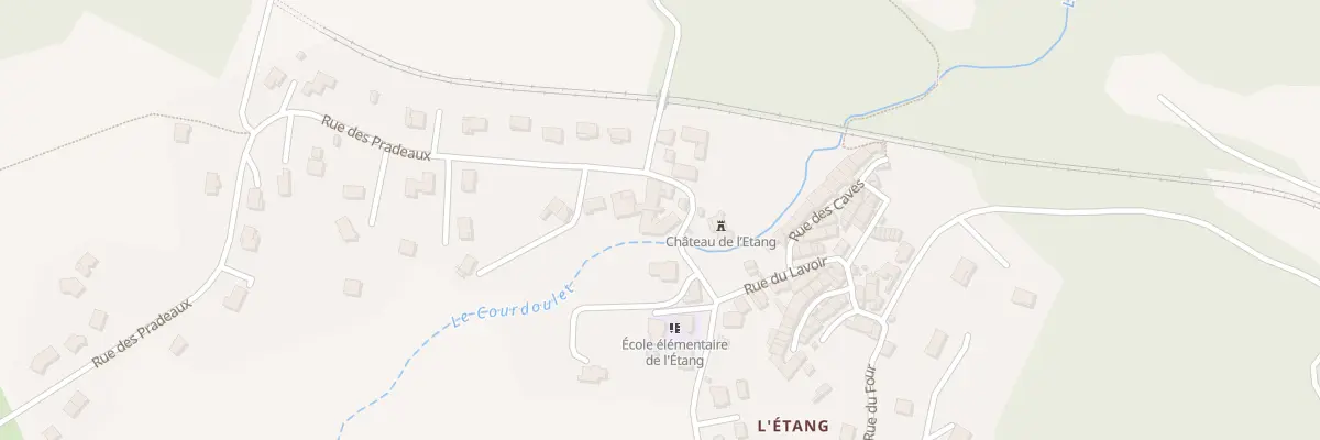 Plan du 5 Rue des Pradeaux à Chanat-la-Mouteyre