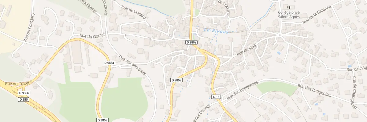 Plan du 5 Rue des Goudoux à Volvic