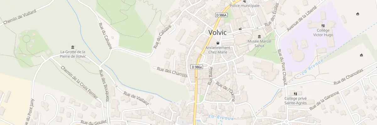 Plan du 9B Rue de Derrière le Four à Volvic