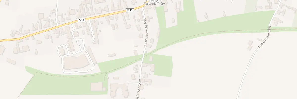 Plan du 7 Rue de Ruyaulcourt à Hermies