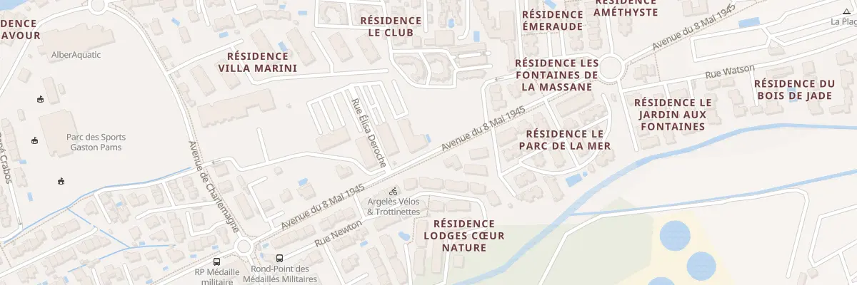 Plan du 87 Av du 8 Mai 1945 à Argelès-sur-Mer
