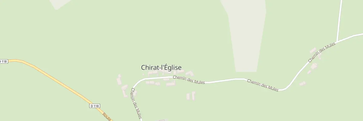 Plan du 5022 Le Bourg à Chirat-l’Église
