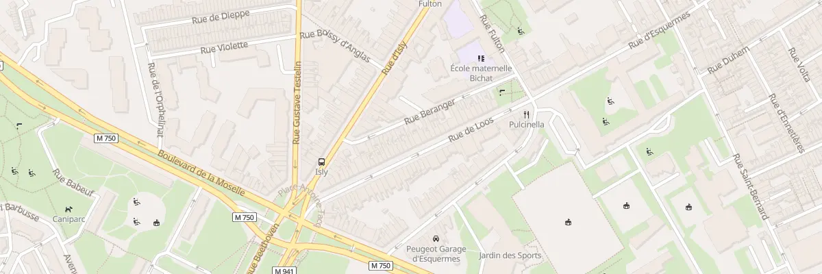 Plan du 36 Rue de Loos à Lille