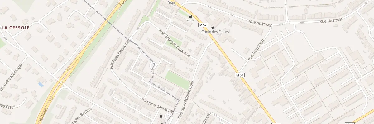 Plan du 5 Rue Georges Gadenne à Saint-André-lez-Lille