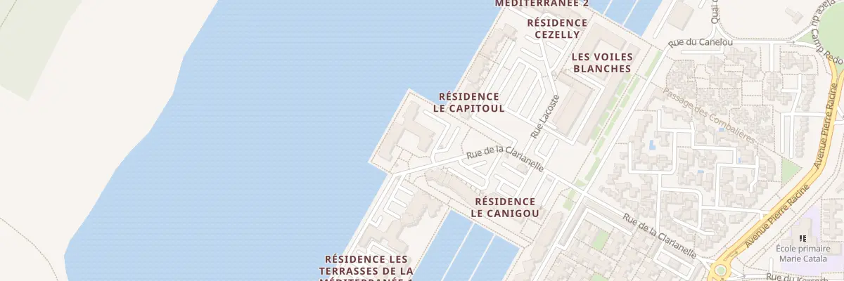 Plan du 401B Res Terrasses Mediterranee 3 à Dernacueillette