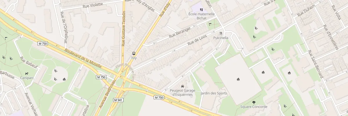 Plan du 39 Rue de Loos à Lille