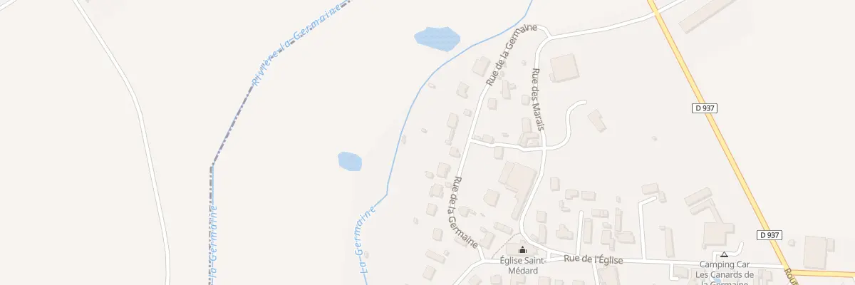 Plan du 7 Rue de la Germaine à Sancourt
