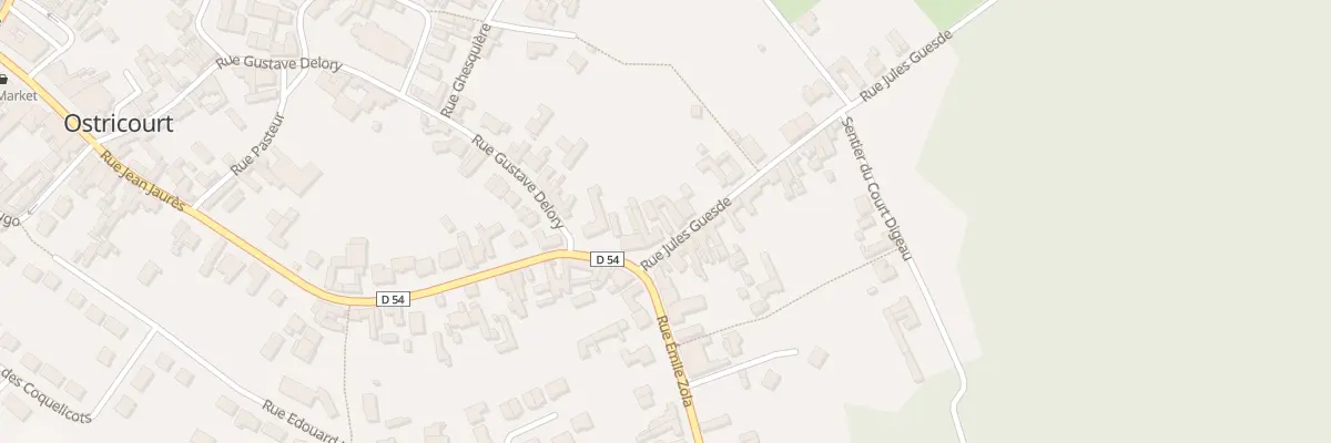 Plan du 27 Rue Jules Guesde à Ostricourt