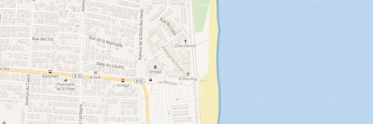 Plan du 9003 Res Les Residences de la Plage à Sainte-Marie-la-Mer