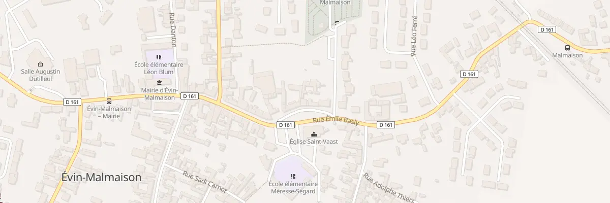 Plan du 96 Rue Emile Basly à Évin-Malmaison