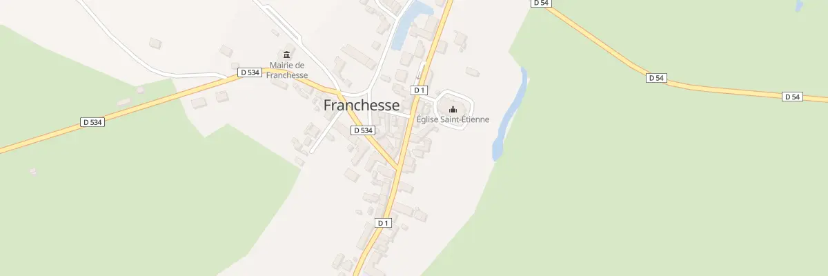 Plan du 10 Rue des Lanciers à Franchesse