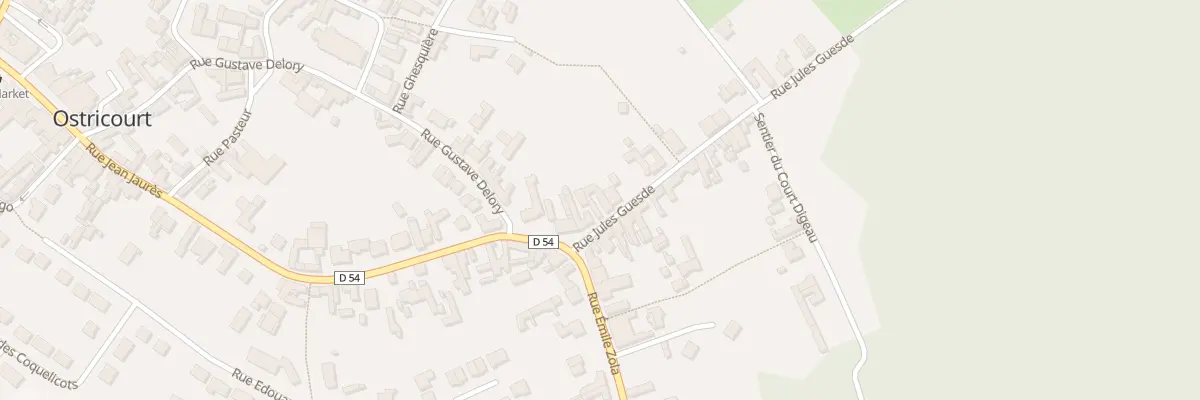 Plan du 27 Rue Jules Guesde à Ostricourt