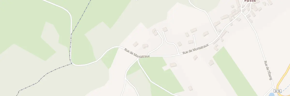 Plan du 5229 Hameau de Fosse à Marcillat