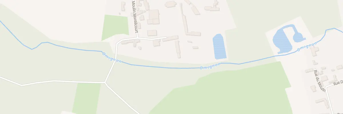 Plan du 8 Rue du Moulin de Montecourt à Monchy-Lagache