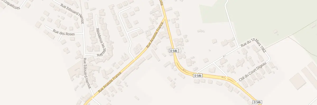 Plan du 67 Rue Anatole France à Ostricourt