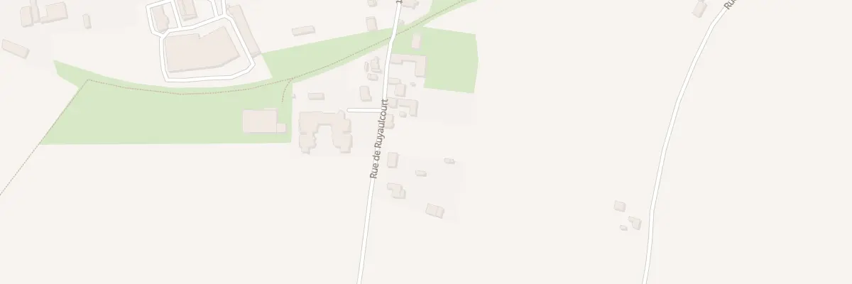 Plan du 13B Rue de Ruyaulcourt à Hermies