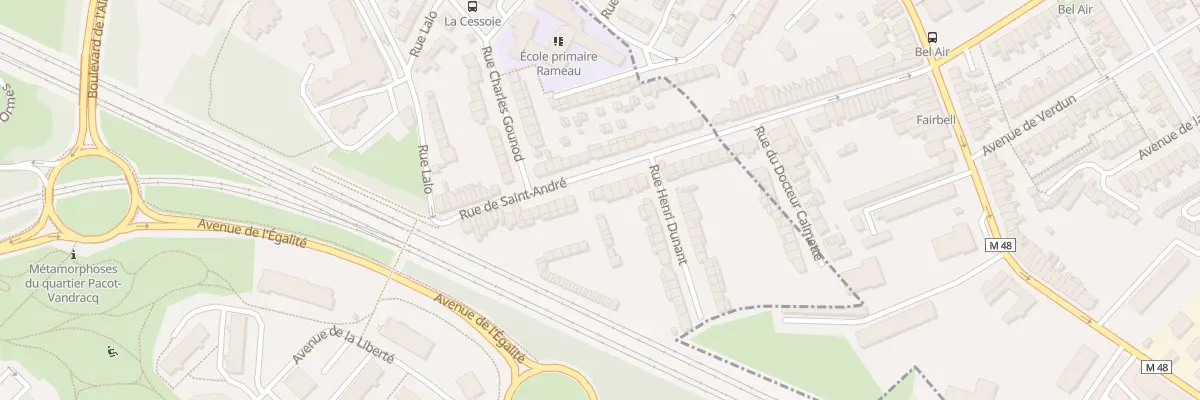 Plan du 36 Rue de Saint-André à Lambersart