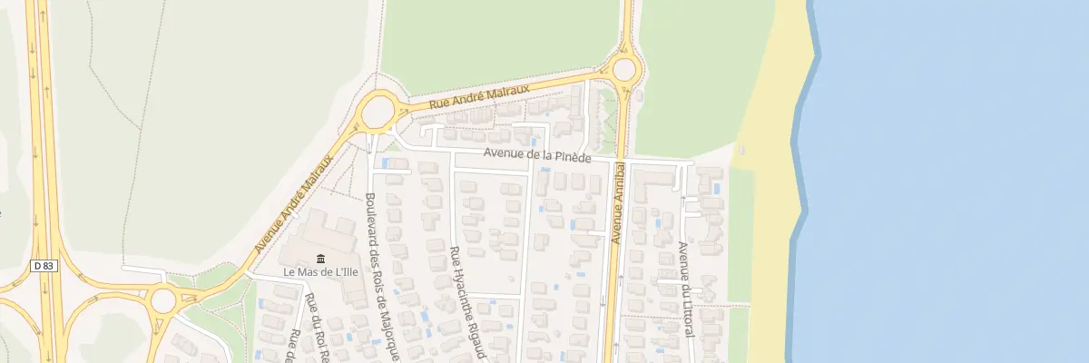 Plan du 26 Rue Albert Bausil au Barcarès