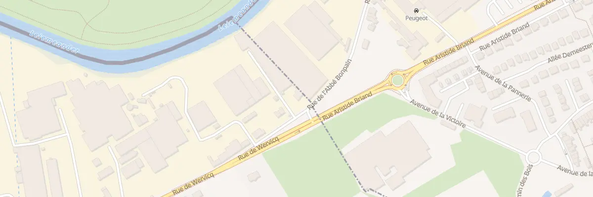 Plan du 217 Rue de Wervicq à Comines