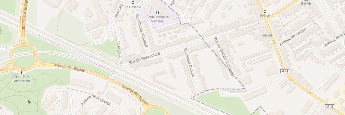 Plan du 38 Rue de Saint-André à Lambersart