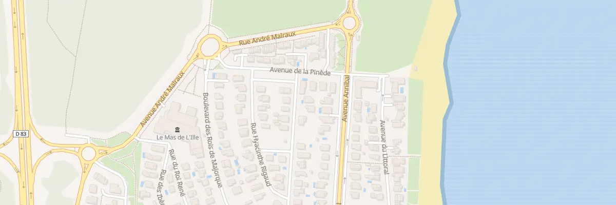 Plan du 24 Rue Albert Bausil au Barcarès