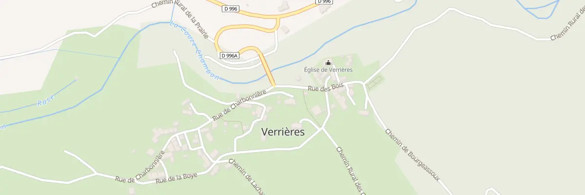 Plan du 2 Rue des Bois à Verrières