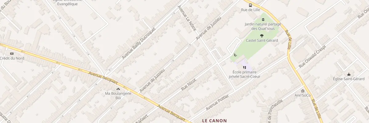 Plan du 43 Av de Jussieu à Montigny-en-Ostrevent
