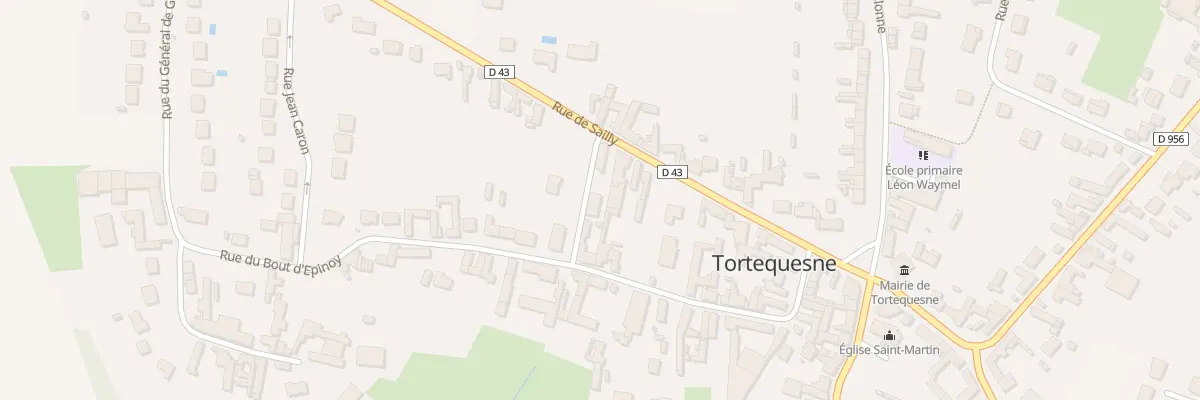 Plan du 2 Rue du 11 Novembre 1918 à Tortequesne