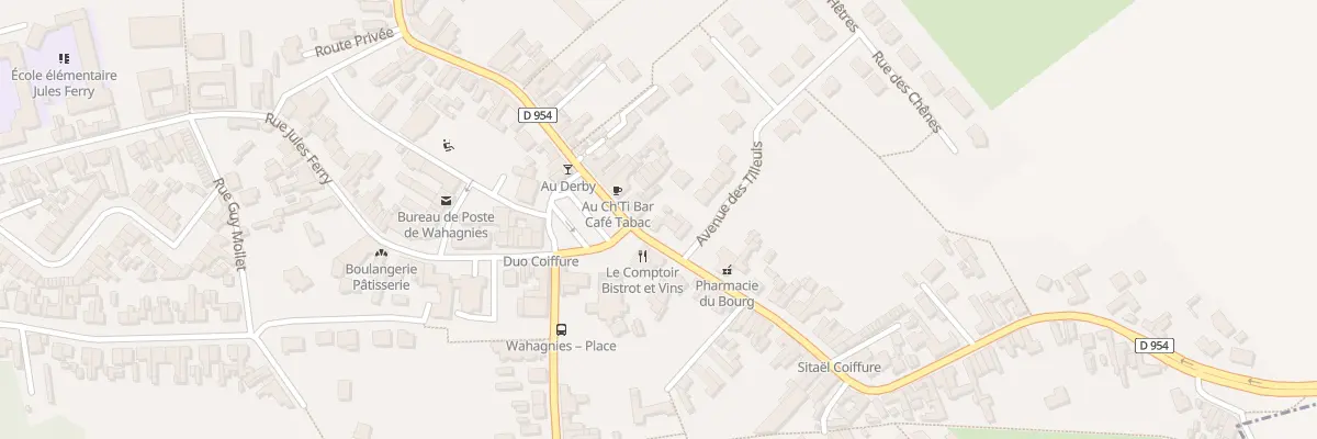 Plan du 77 Rue Anatole France à Wahagnies