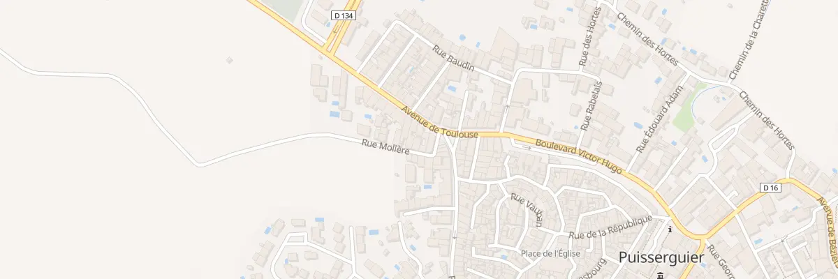 Plan du 17 Av de Toulouse à Puisserguier
