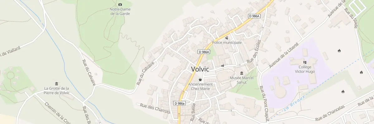 Plan du 1 Rue de la Bannière à Volvic