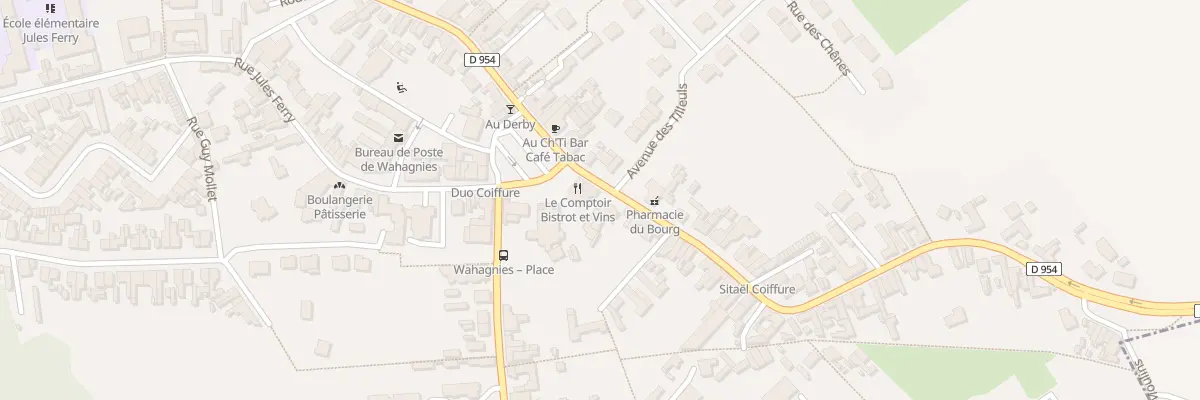 Plan du 104B Rue Anatole France à Wahagnies