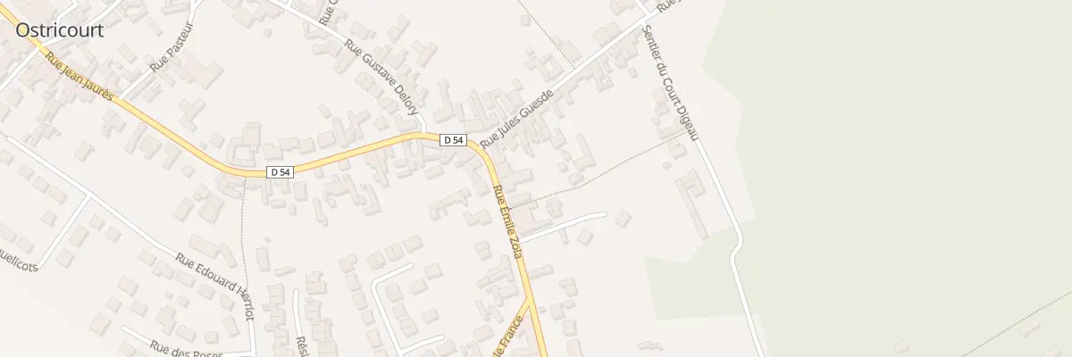 Plan du 49 Rue Emile Zola à Ostricourt