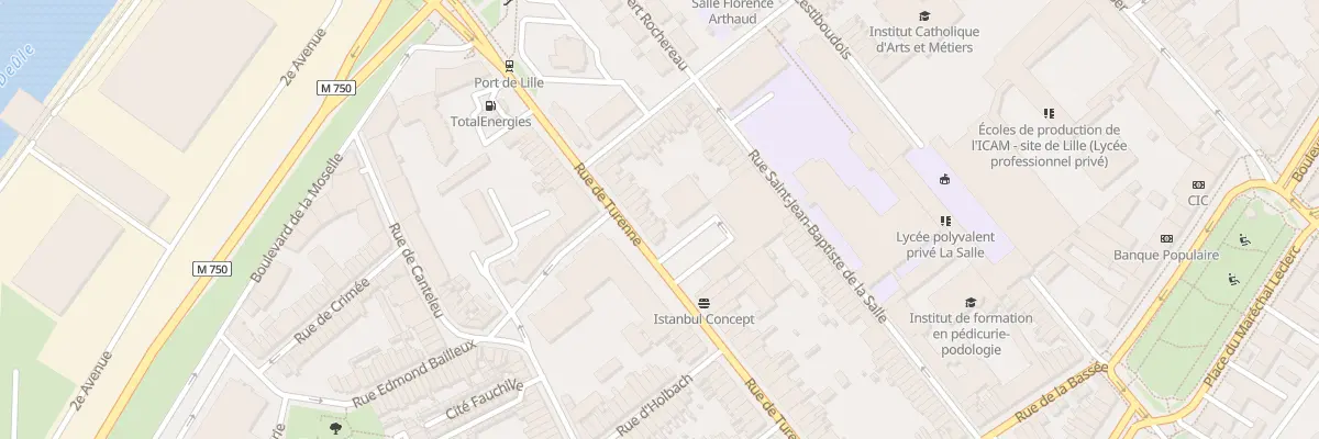 Plan du 17 Rue de Turenne à Lille