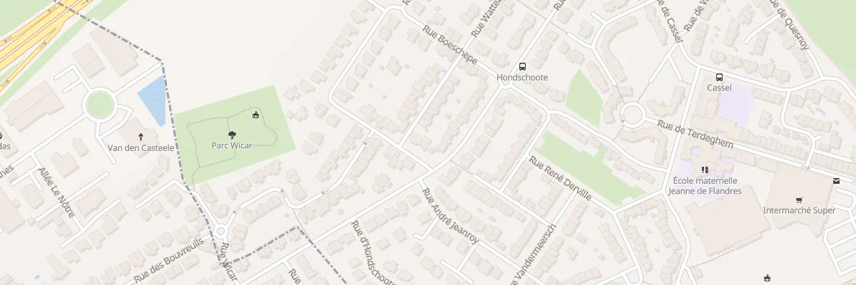 Plan du 6 Rue Bernard Wamps à Marquette-lez-Lille