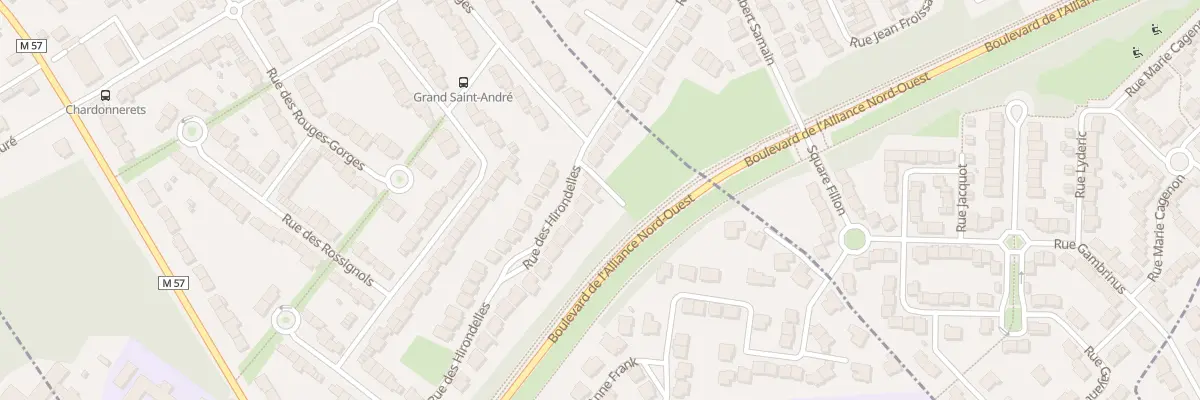 Plan du 34 Rue des Hirondelles à Saint-André-lez-Lille