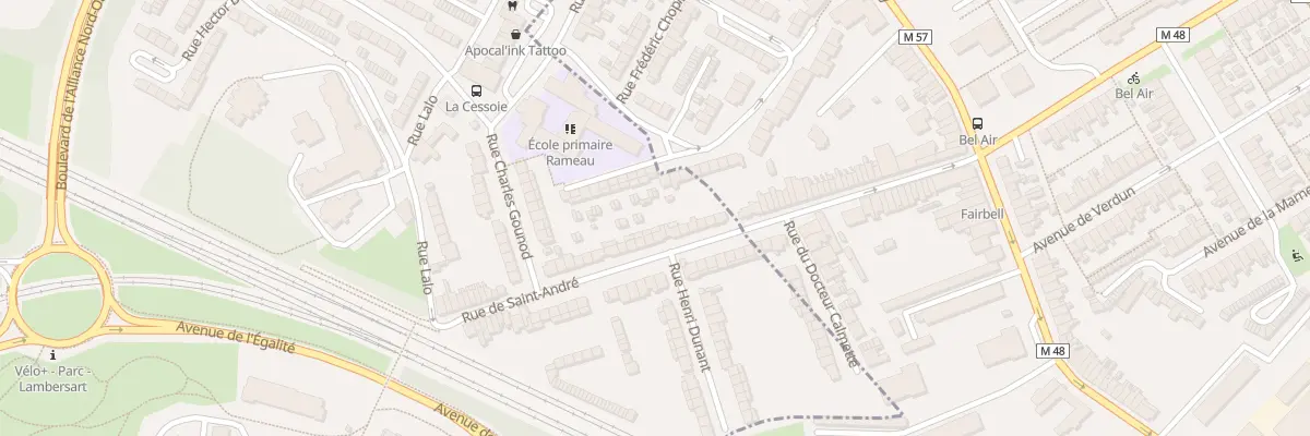 Plan du 39 Rue de Saint-André à Lambersart
