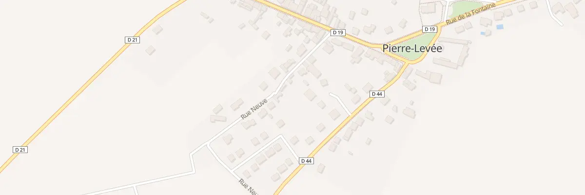 Plan du 9 Rue Neuve à Pierre-Levée