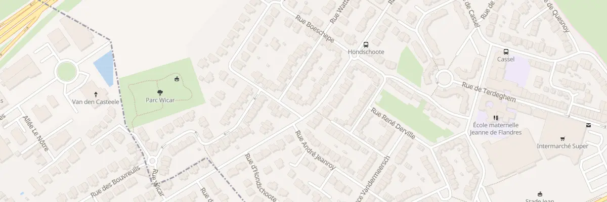 Plan du 4 Rue Bernard Wamps à Marquette-lez-Lille