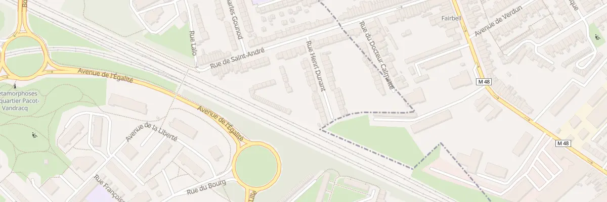 Plan du 14 Rue Henri Dunant à Lambersart