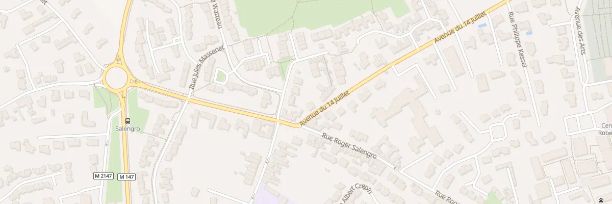 Plan du 62 Rue Roger Salengro à Wattignies